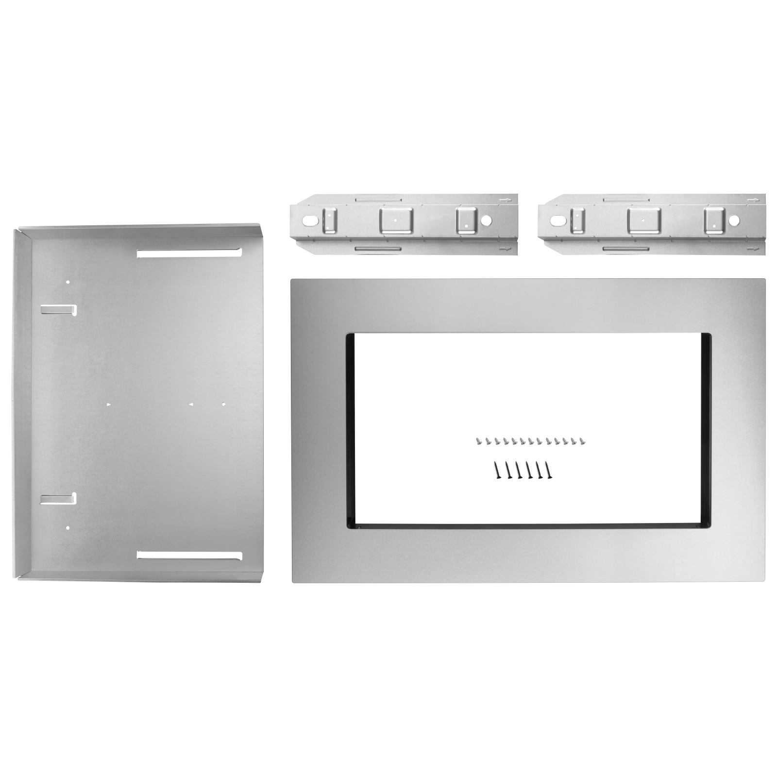 Whirlpool - 30 inch Microwave Trim Kit Accessory in Stainless - MK2160AZ