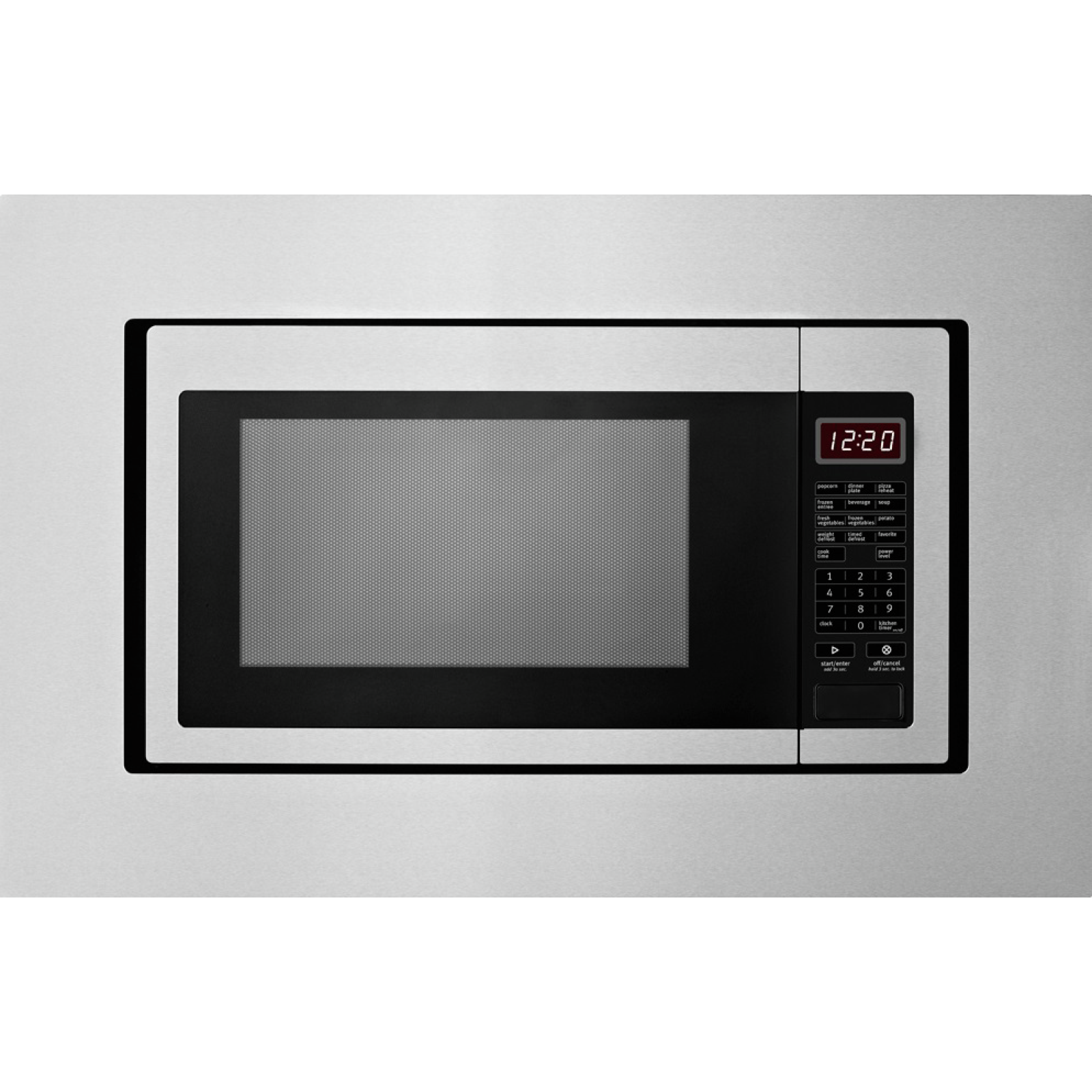 Whirlpool - Microwave Oven Trim Kit Accessory in Stainless - MK2167AS