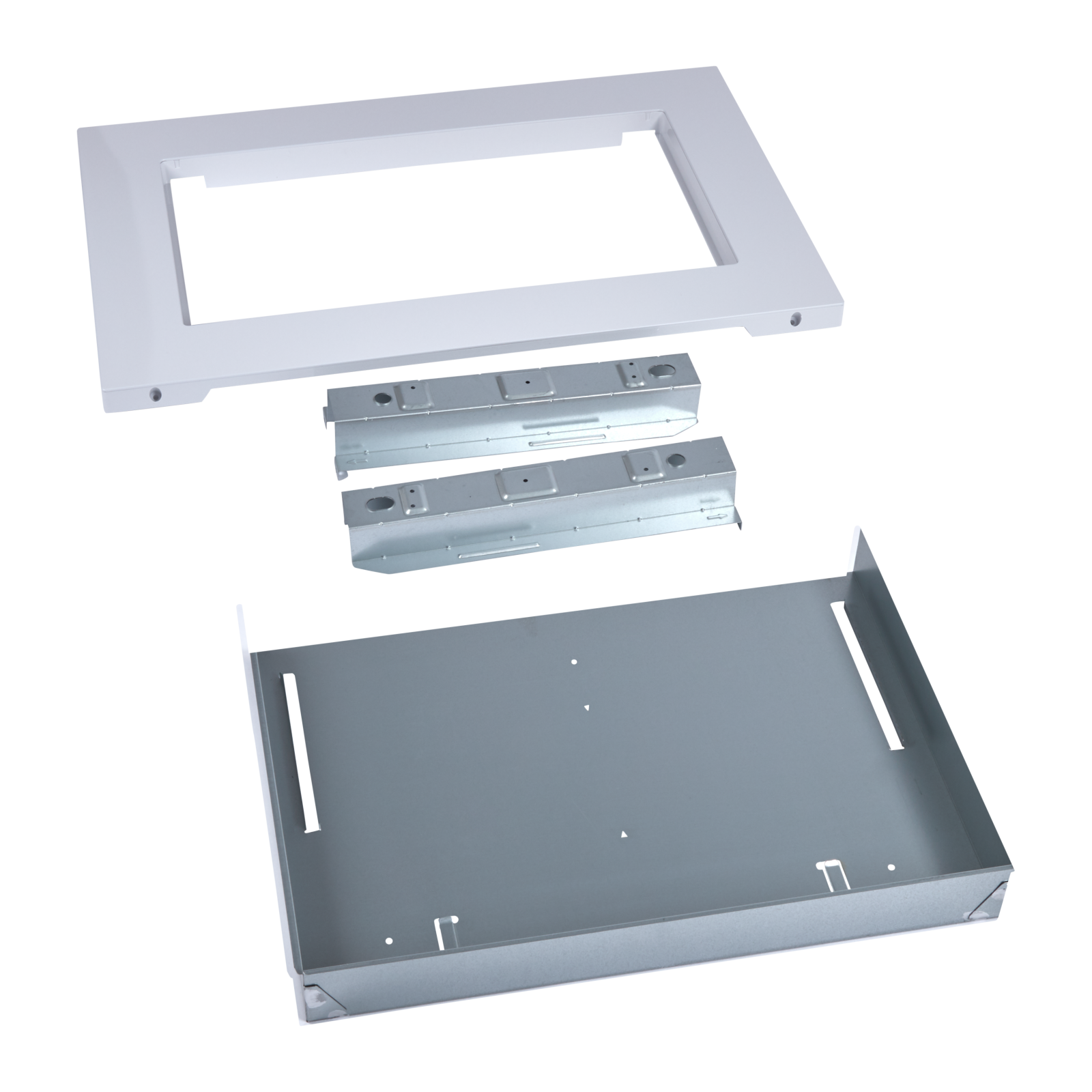 Whirlpool - 27 inch Microwave Trim Kit Accessory in White - MK2167AW