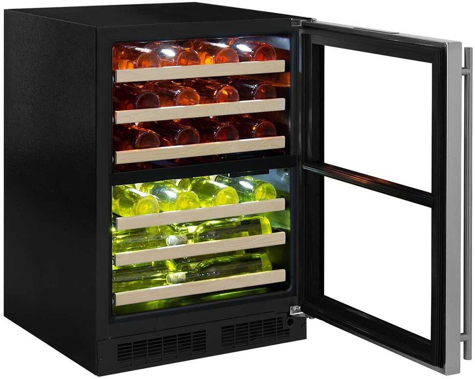 Marvel - 23.875 Inch 4.9 cu. ft Built In / Integrated Wine Fridge in Stainless - ML24WDG3RS