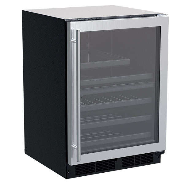 Marvel - 23.875 Inch 5.2 cu. ft Built In / Integrated Wine and Beverage Centre Refrigerator in Stainless - MLBD224-SG01A