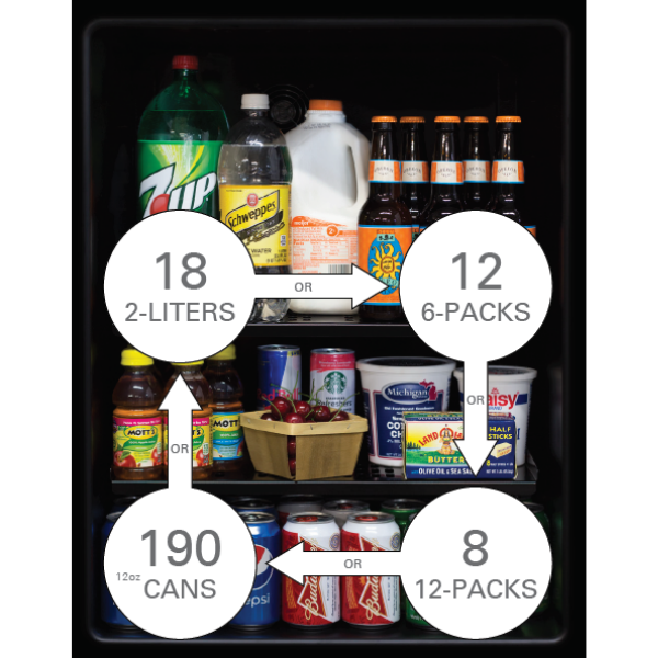 Marvel - 23.875 Inch 5.5 cu. ft Built In / Integrated Refrigerator in Stainless - MLBV124-SG01A