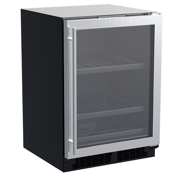 Marvel - 23.875 Inch 5.5 cu. ft Built In / Integrated Beverage Centre Refrigerator in Stainless - MLBV224-SG01A