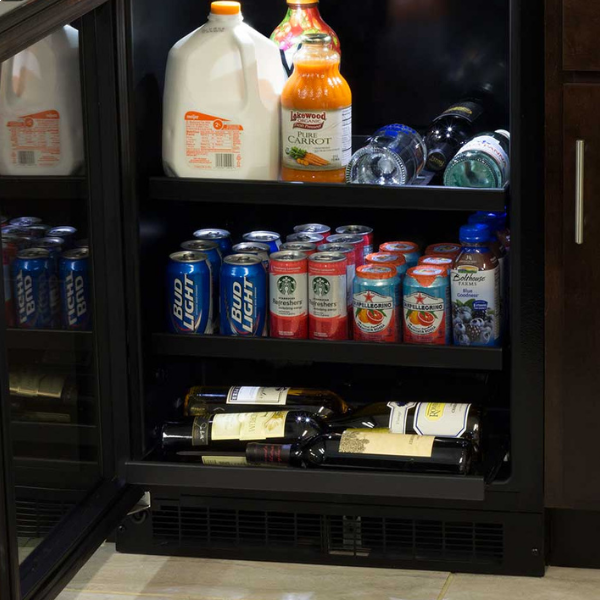 Marvel - 23.875 Inch 5.5 cu. ft Built In / Integrated Beverage Centre Refrigerator in Stainless - MLBV224-SG01A