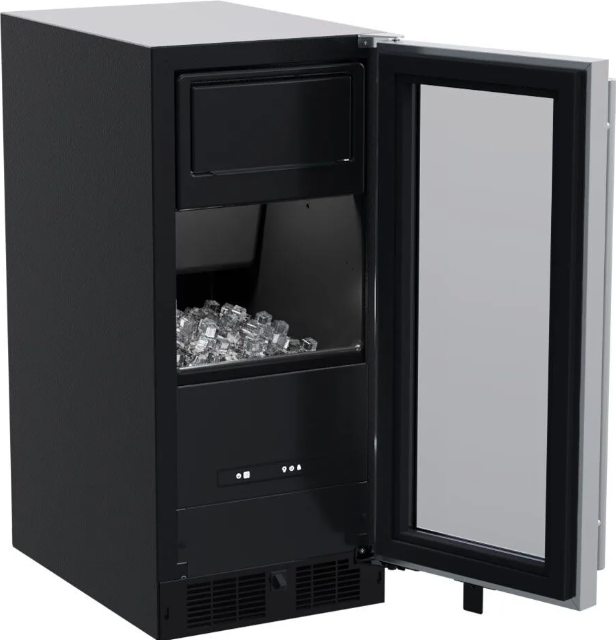Marvel - 15 Inch Under Counter Ice Maker Freezer in Stainless - MLCP215-SS81A