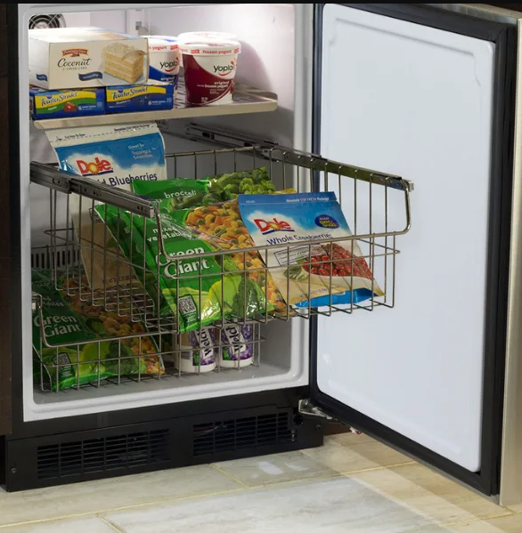 Marvel - 24 Inch 4.7 cu. ft Under Counter Fridge Refrigerator in Stainless - MLFZ224-SS01A