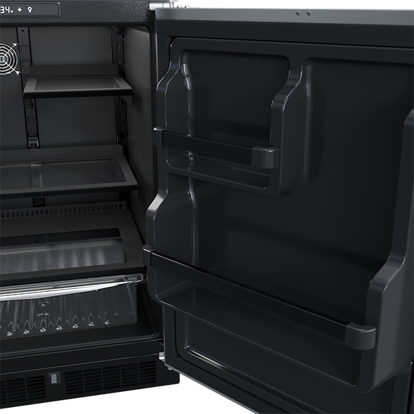 Marvel - 23.875 Inch 5.1 cu. ft Built In / Integrated Refrigerator in Stainless - MLRE124-SS11A