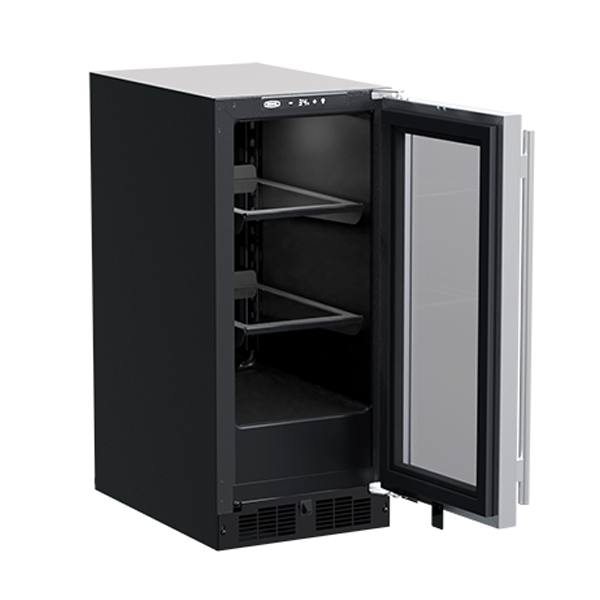 Marvel - 14.875 Inch 2.7 cu. ft Built In / Integrated Undercounter Refrigerator in Stainless - MLRE215-SG01A