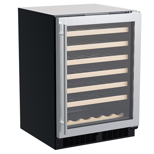 Marvel - 23.875 Inch 5.3 cu. ft Built In / Integrated Wine Fridge Refrigerator in Stainless - MLWC124-SG01A