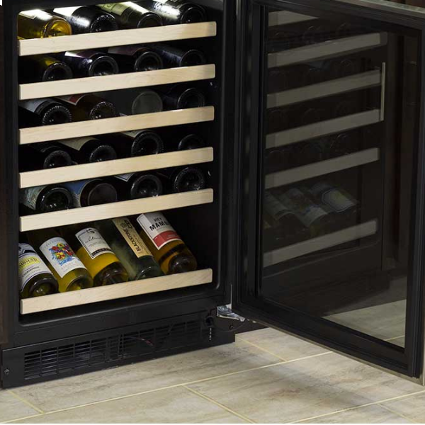 Marvel - 23.875 Inch 5.3 cu. ft Built In / Integrated Wine Fridge Refrigerator in Stainless - MLWC324-SG01A