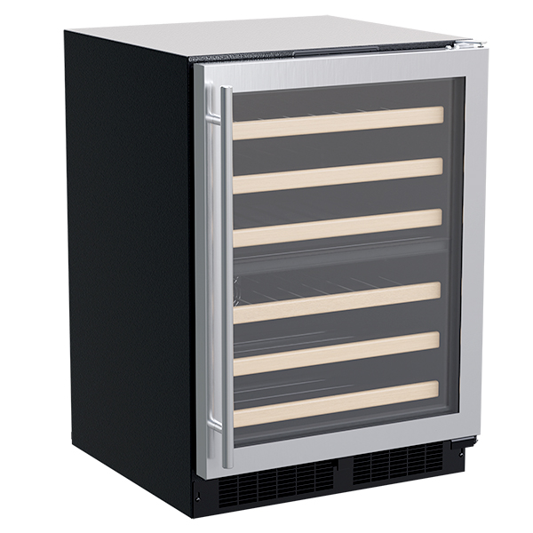 Marvel - 23.875 Inch 4.9 cu. ft Built In / Integrated Wine Fridge Refrigerator in Stainless - MLWD224-SG01A