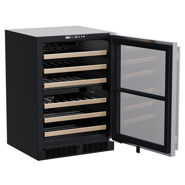 Marvel - 23.875 Inch 4.9 cu. ft Built In / Integrated Wine Fridge Refrigerator in Stainless - MLWD224-SG01A