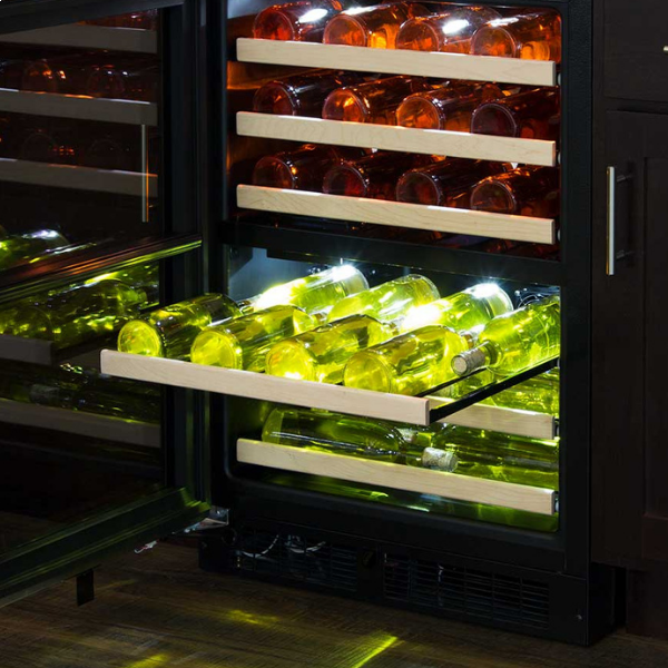 Marvel - 23.875 Inch 4.9 cu. ft Built In / Integrated Wine Fridge Refrigerator in Stainless - MLWD224-SG01A