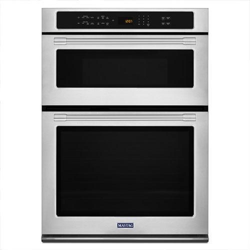 Maytag - 5 cu. ft Combination Wall Oven in Stainless - MMW9730FZ