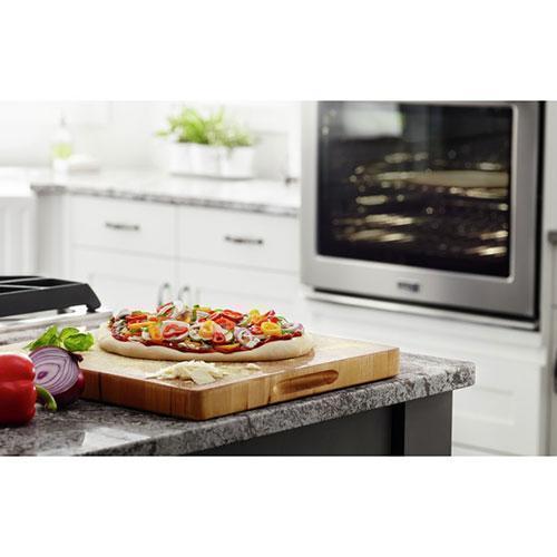 Maytag - 5 cu. ft Combination Wall Oven in Stainless - MMW9730FZ