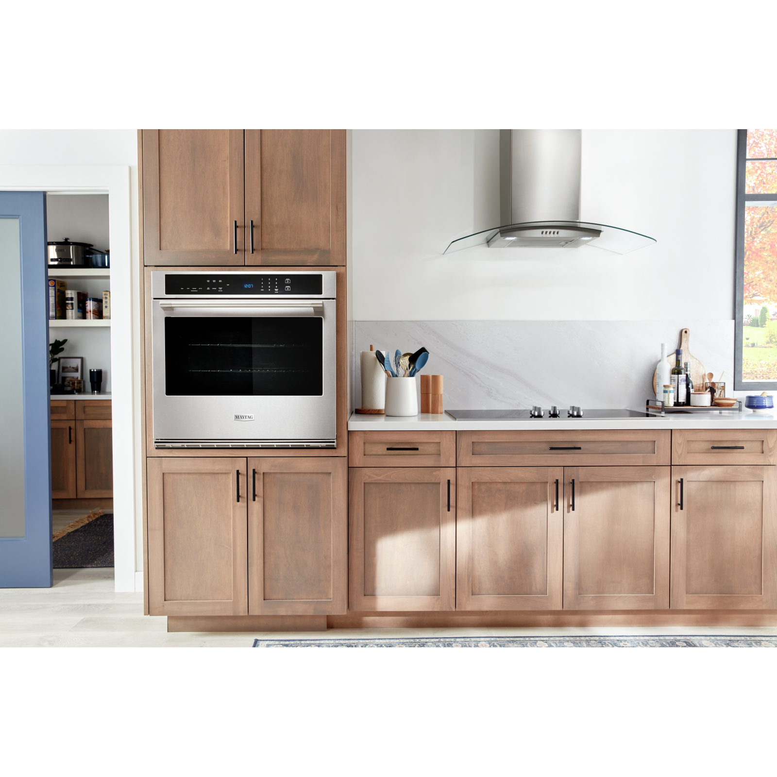 Maytag - 4.3 cu. ft Single Wall Oven in Stainless - MOES6027LZ