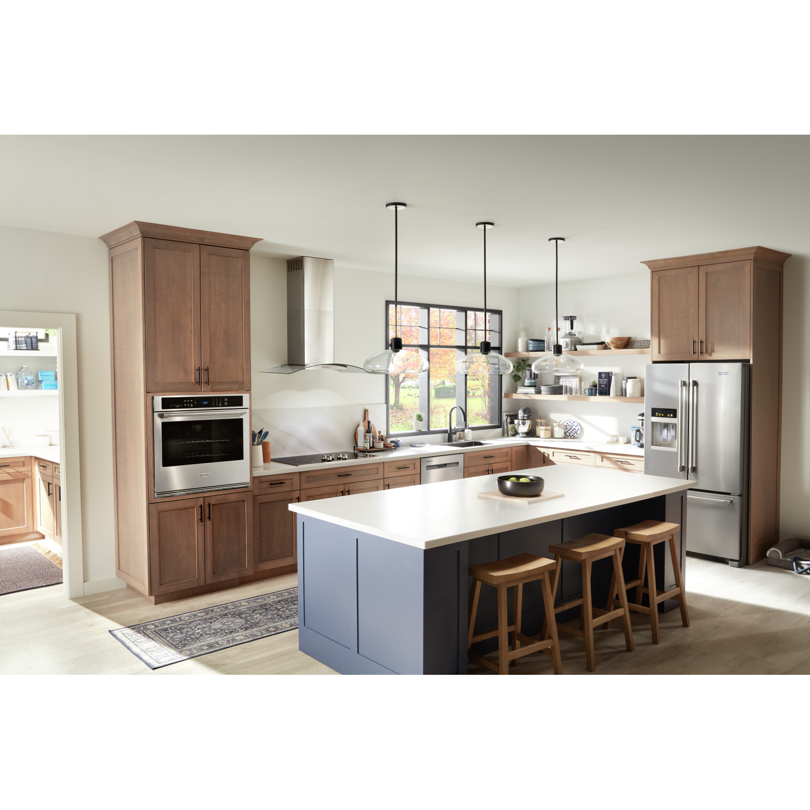 Maytag - 4.3 cu. ft Single Wall Oven in Stainless - MOES6027LZ