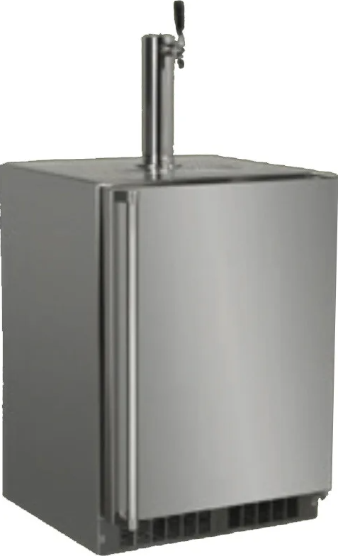 Marvel - 24 Inch 5.7 cu. ft Portable Outdoor Dispenser Cabinet in Stainless - MOKR124-SS31A