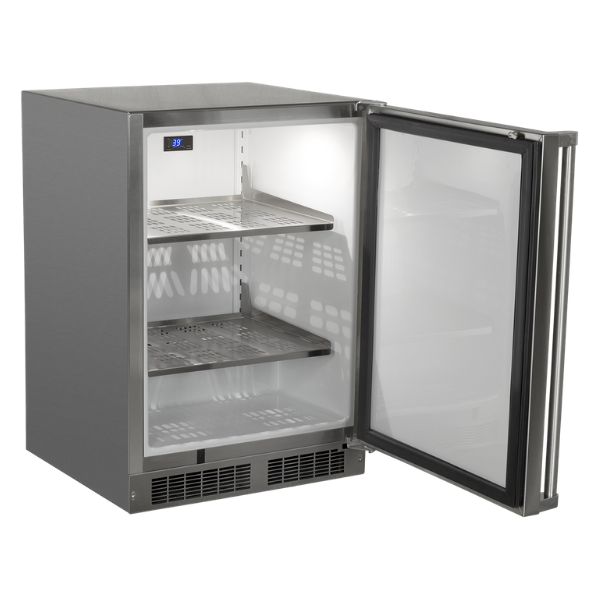 Marvel - 23.875 Inch 5.3 cu. ft Outdoor Fridge Refrigerator in Stainless - MORE124-SS31A