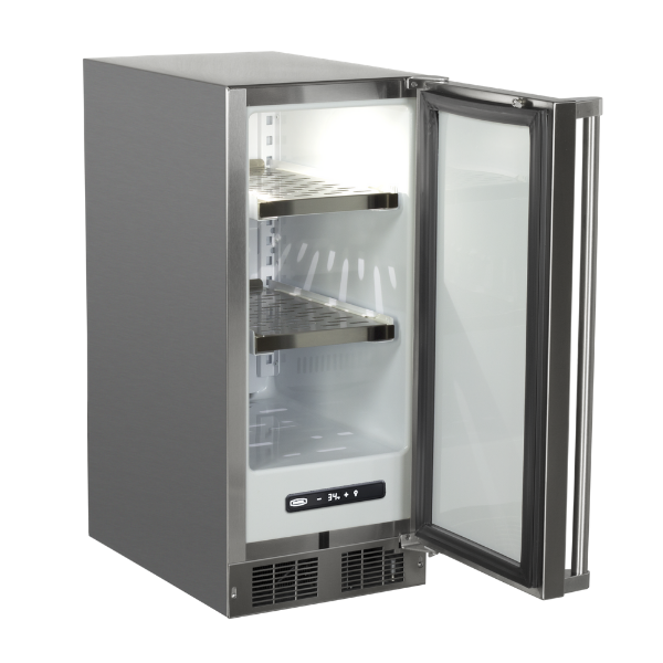 Marvel - 14.875 Inch 2.7 cu. ft Outdoor Fridge Refrigerator in Stainless - MORE215-SS31A