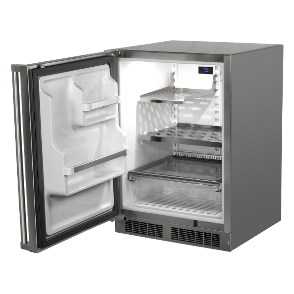 Marvel - 23.875 Inch 5.1 cu. ft Outdoor Fridge Refrigerator in Stainless - MORE224-SS51A