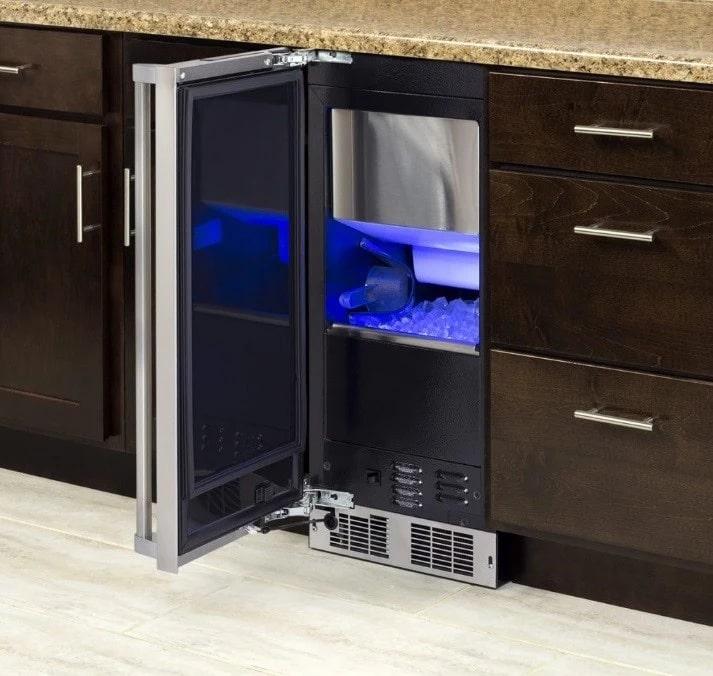 Marvel - 14.875 Inch Ice Maker in Stainless - MP15CPS2LS