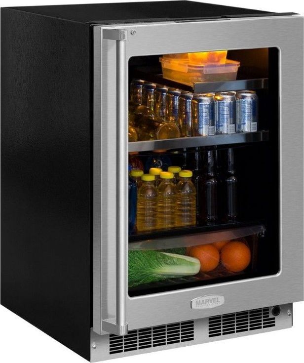 Marvel - 23.875 Inch 5.5 cu. ft Built In / Integrated Beverage Centre in Stainless - MP24BRG4RS