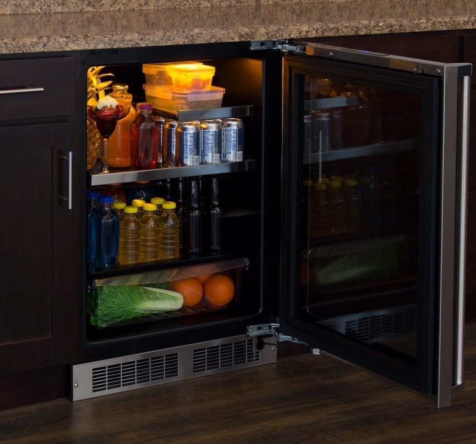 Marvel - 23.875 Inch 5.5 cu. ft Built In / Integrated Beverage Centre in Stainless - MP24BRG4RS