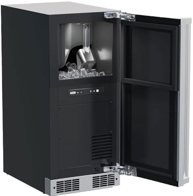 Marvel - 15 Inch Under Counter Ice Maker Freezer in Stainless - MPCP415-SG81A