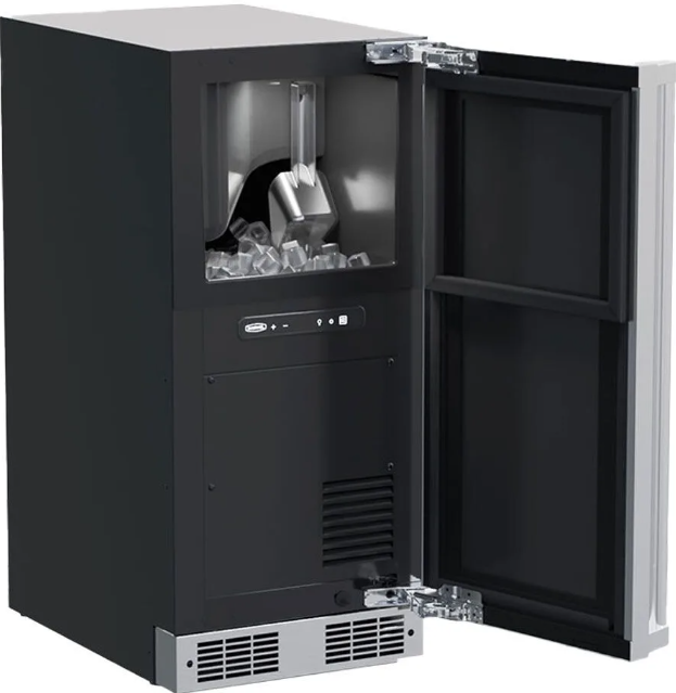 Marvel - 15 Inch Under Counter Ice Maker Freezer in Stainless - MPCP415-SS81A