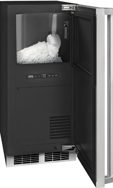 Marvel - 15 Inch Under Counter Ice Maker Freezer in Stainless - MPNP415-SS81A
