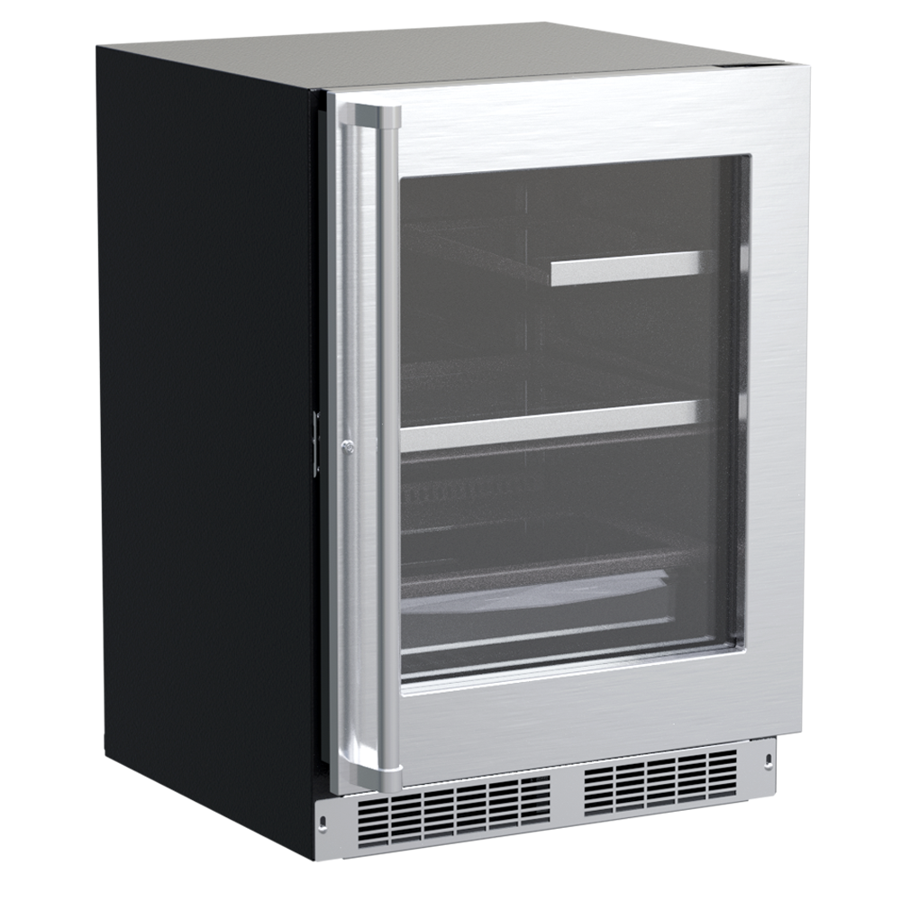 Marvel - 23.875 Inch 5.5 cu. ft Built In / Integrated Undercounter Refrigerator in Stainless - MPRE424-SG31A