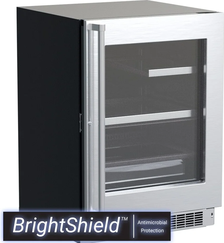 Marvel - 24 Inch 5.5 cu. ft Under Counter Fridge Refrigerator in Stainless - MPRE424-SG81A