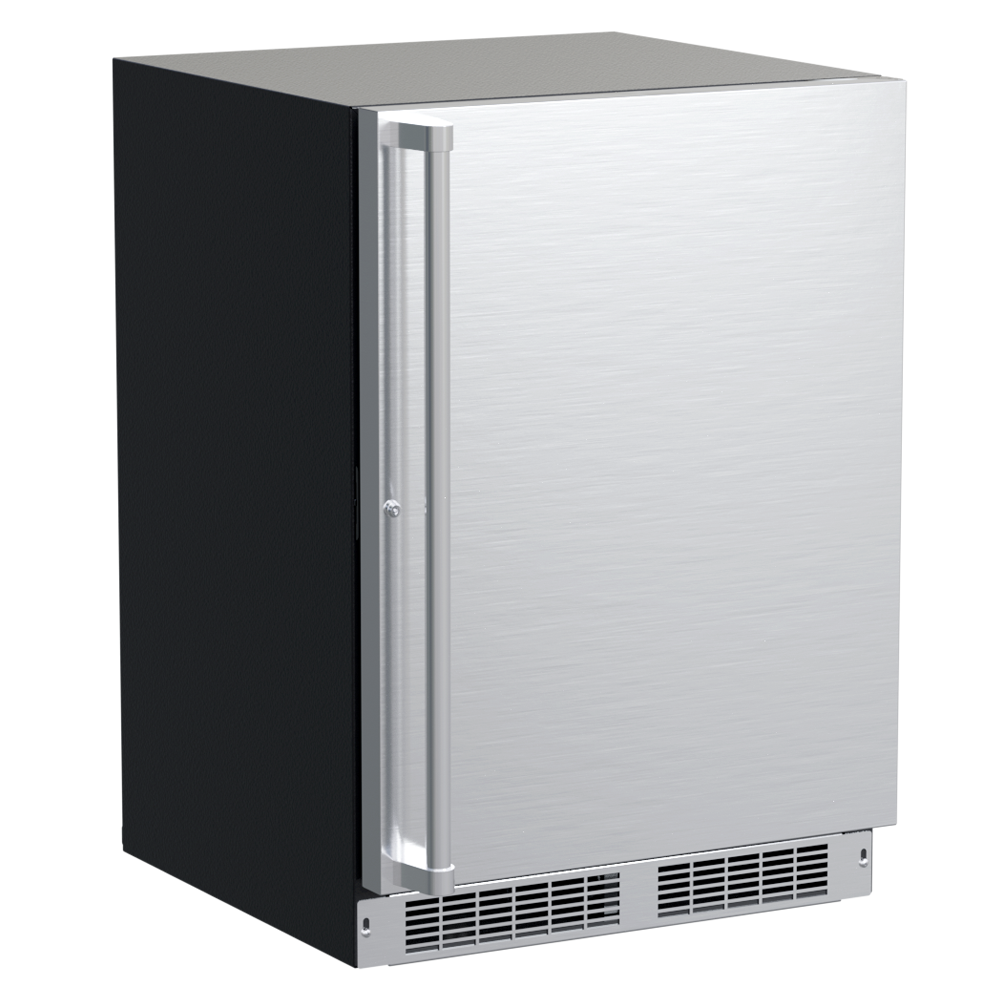 Marvel - 23.88 Inch 5.5 cu. ft Built In / Integrated Undercounter Refrigerator in Stainless (Open Box) - MPRE424-SS31A