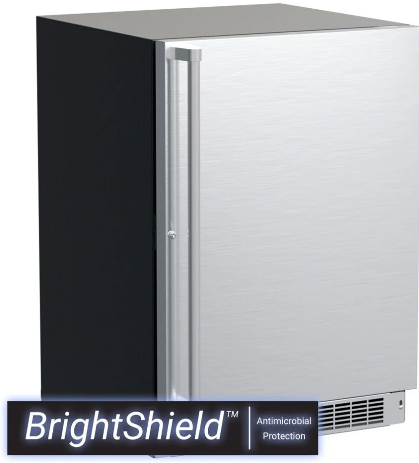 Marvel - 24 Inch 5.5 cu. ft Under Counter Fridge Refrigerator in Stainless - MPRE424-SS81A