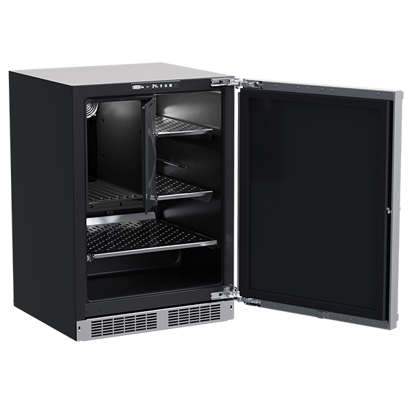 Marvel - 23.875 Inch 5.9 cu. ft Built In / Integrated Refrigerator in Stainless - MPRF424-SS31A