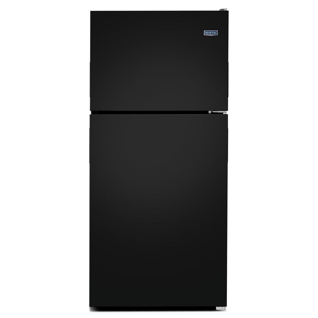 Maytag - 29.75 Inch 18.15 cu. ft Top Mount Refrigerator in Black - MRT118FFFE