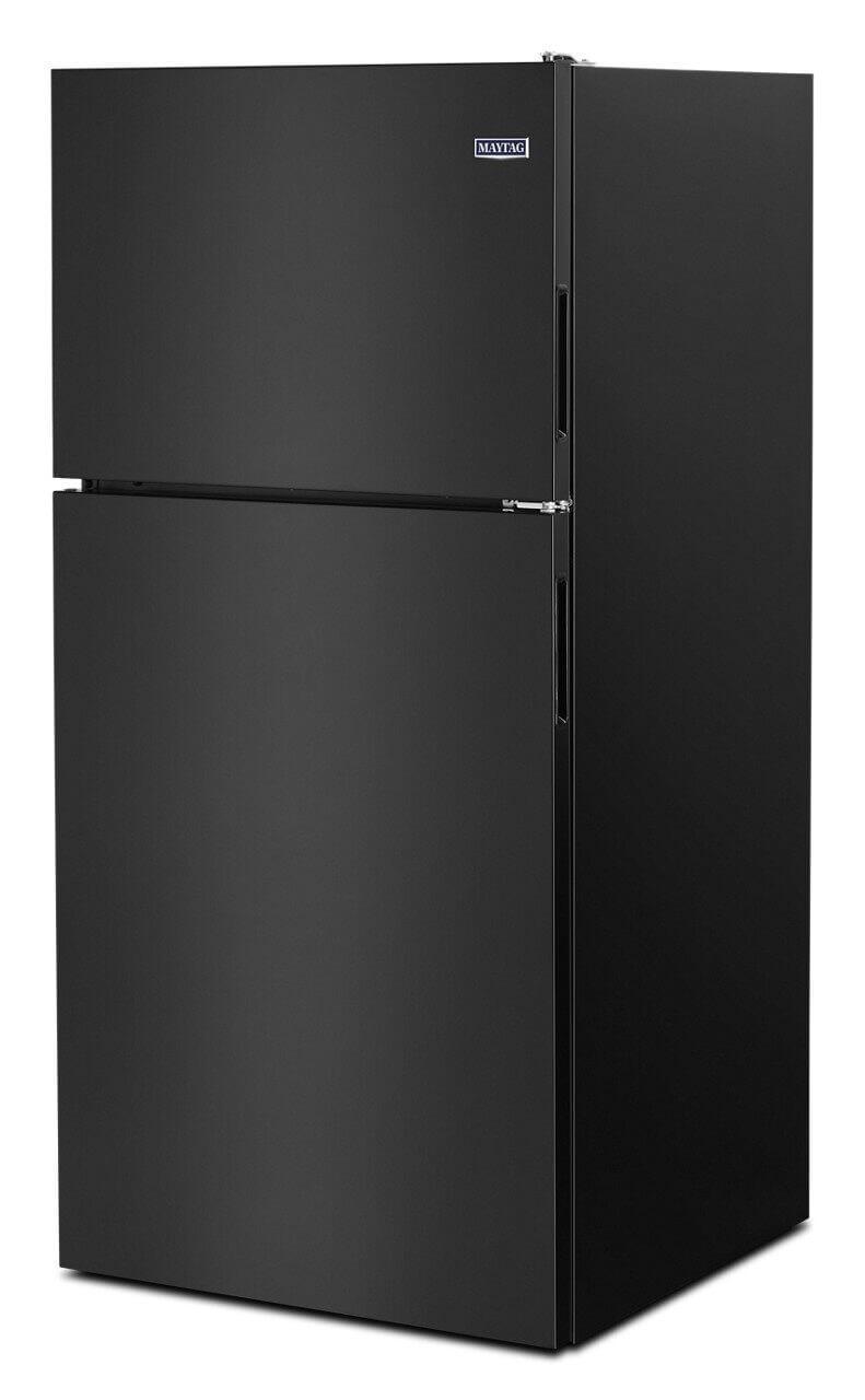 Maytag - 29.75 Inch 18.15 cu. ft Top Mount Refrigerator in Black - MRT118FFFE