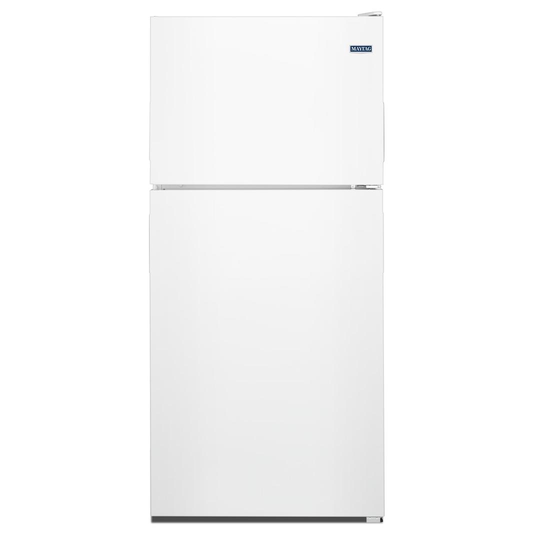 Maytag - 29.75 Inch 18.15 cu. ft Top Mount Refrigerator in White - MRT118FFFH