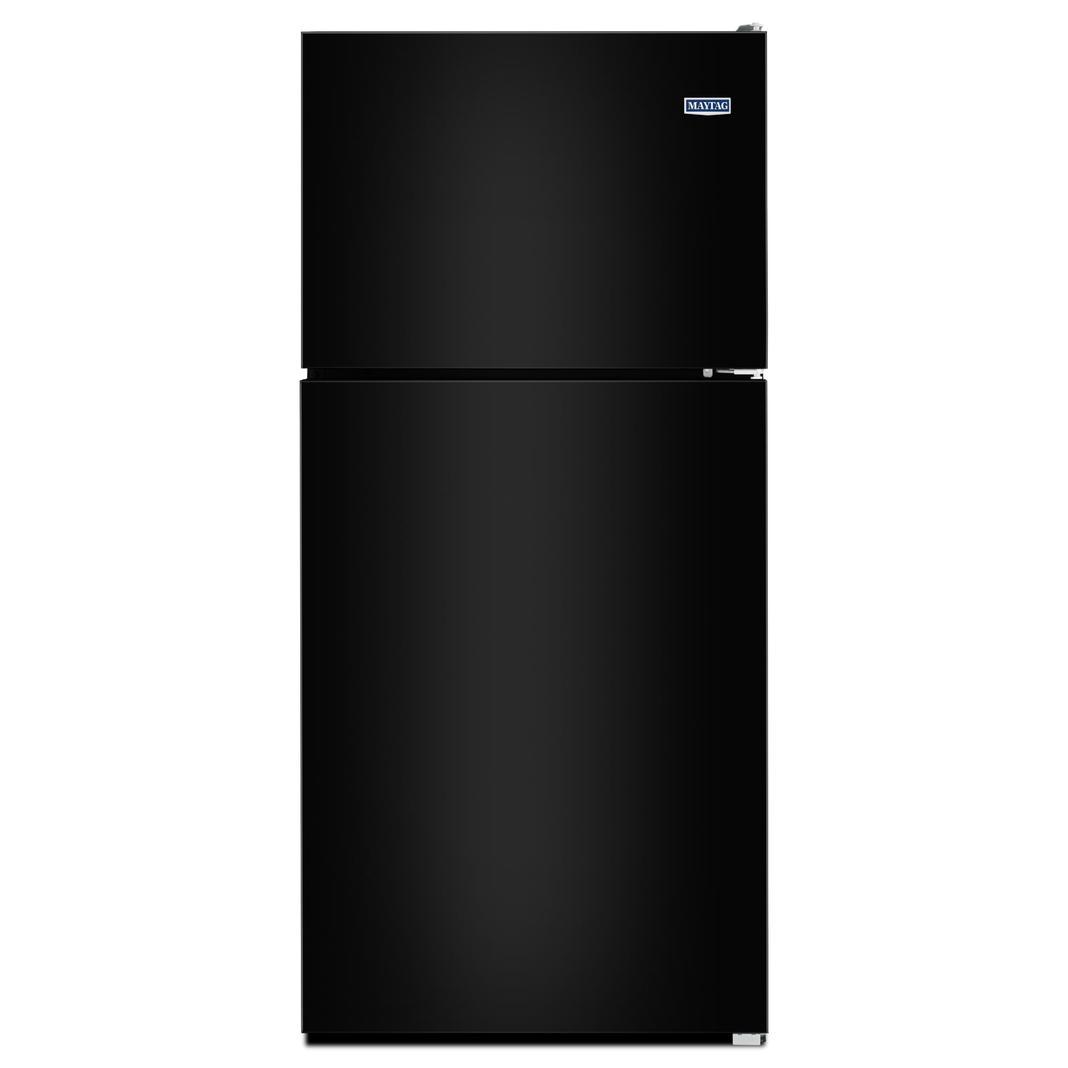Maytag - 32.75 Inch 20.5 cu. ft Top Mount Refrigerator in Black - MRT311FFFE