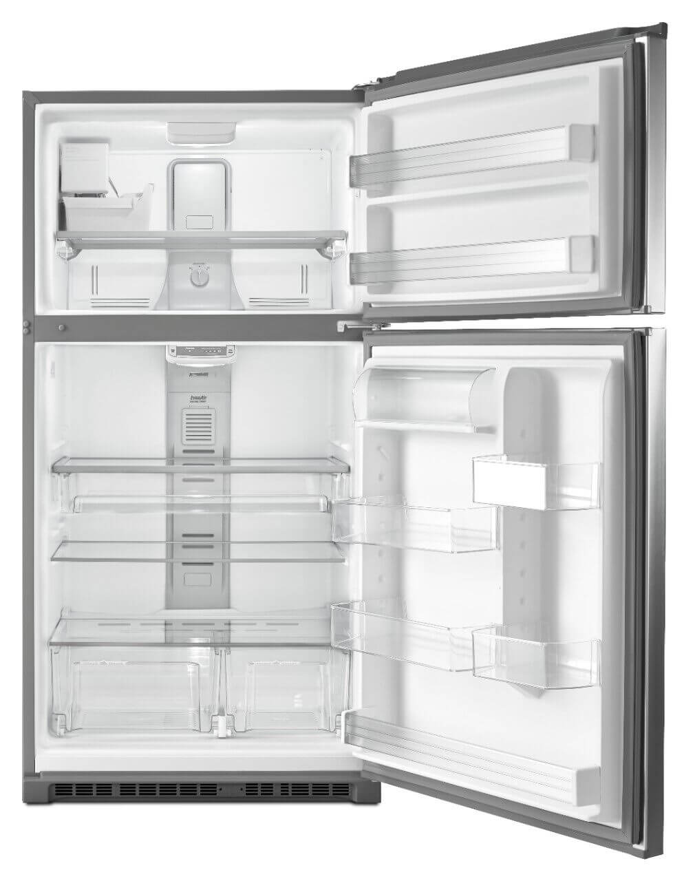 Maytag - 32.75 Inch 21.24 cu. ft Top Mount Refrigerator in Stainless - MRT711SMFZ