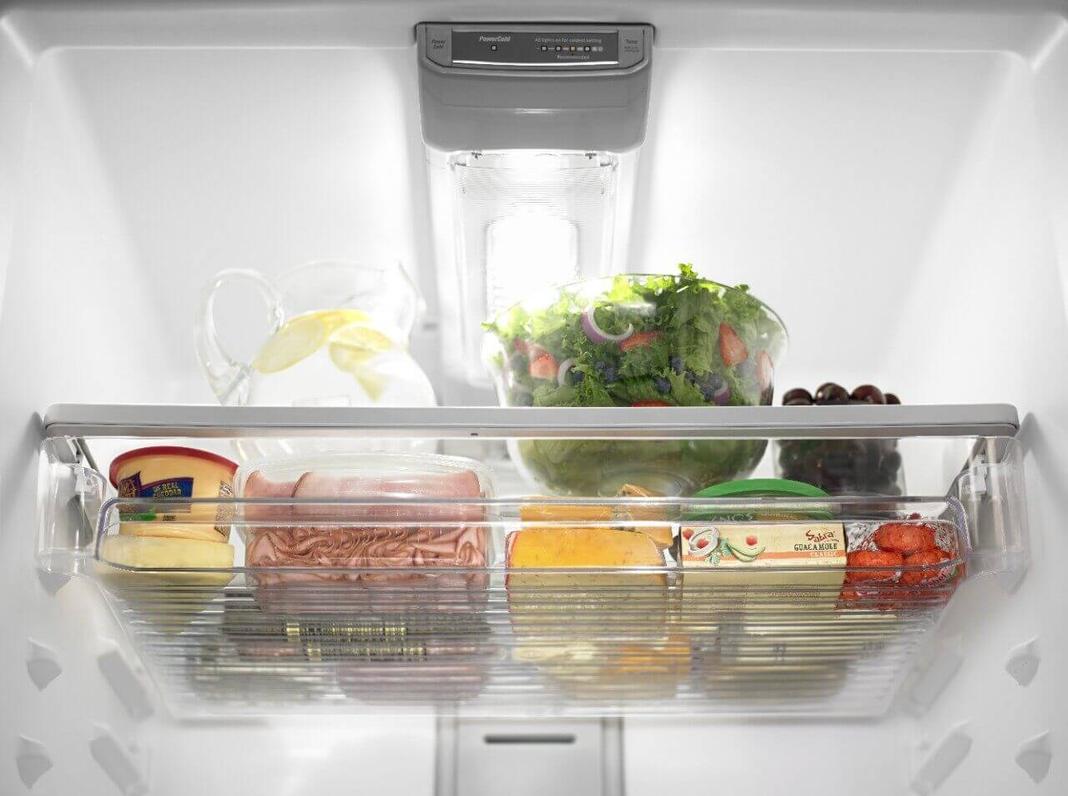 Maytag - 32.75 Inch 21.24 cu. ft Top Mount Refrigerator in Stainless - MRT711SMFZ