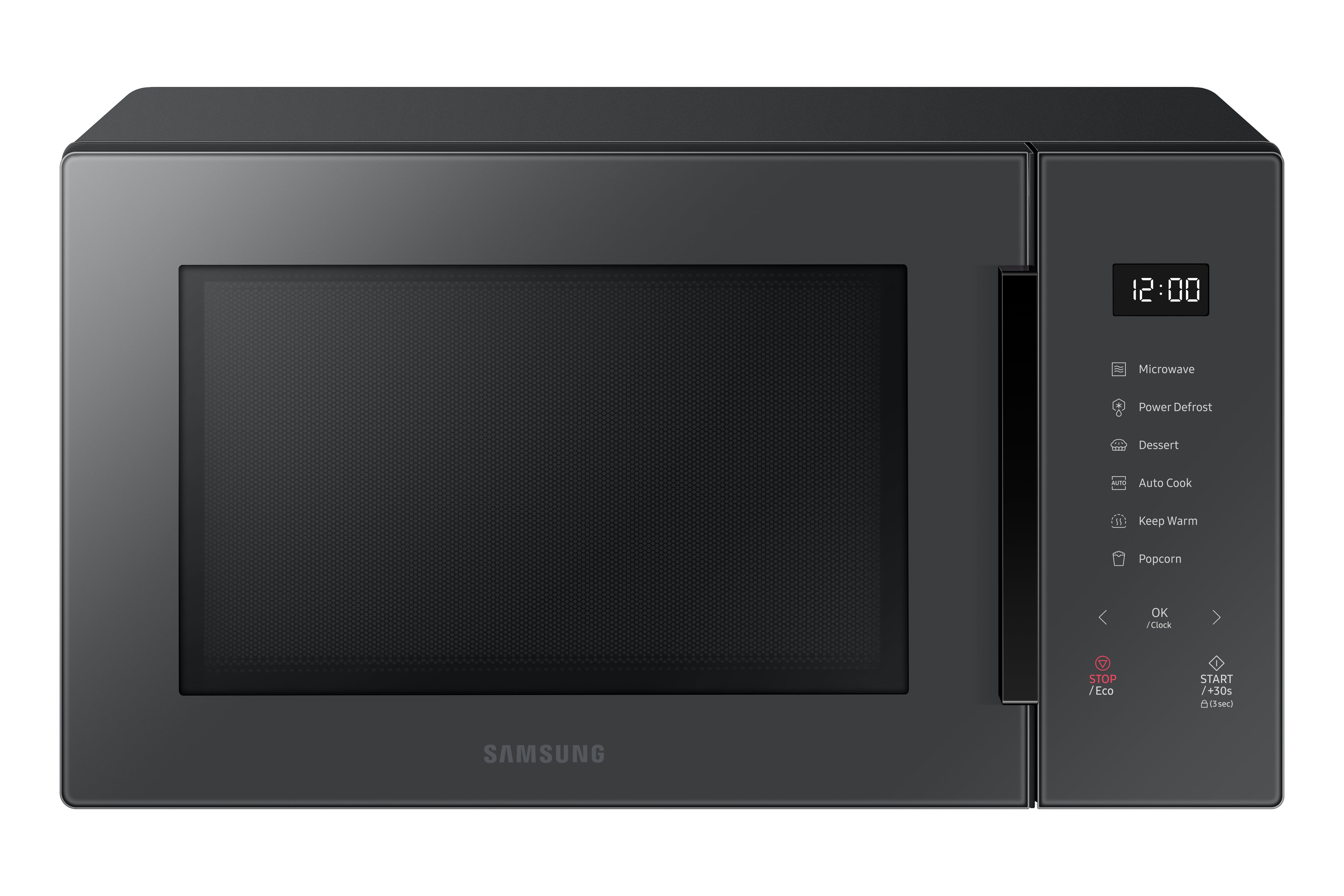 Samsung - 1.1 cu. Ft Counter top Microwave in Grey - MS11T5018AC