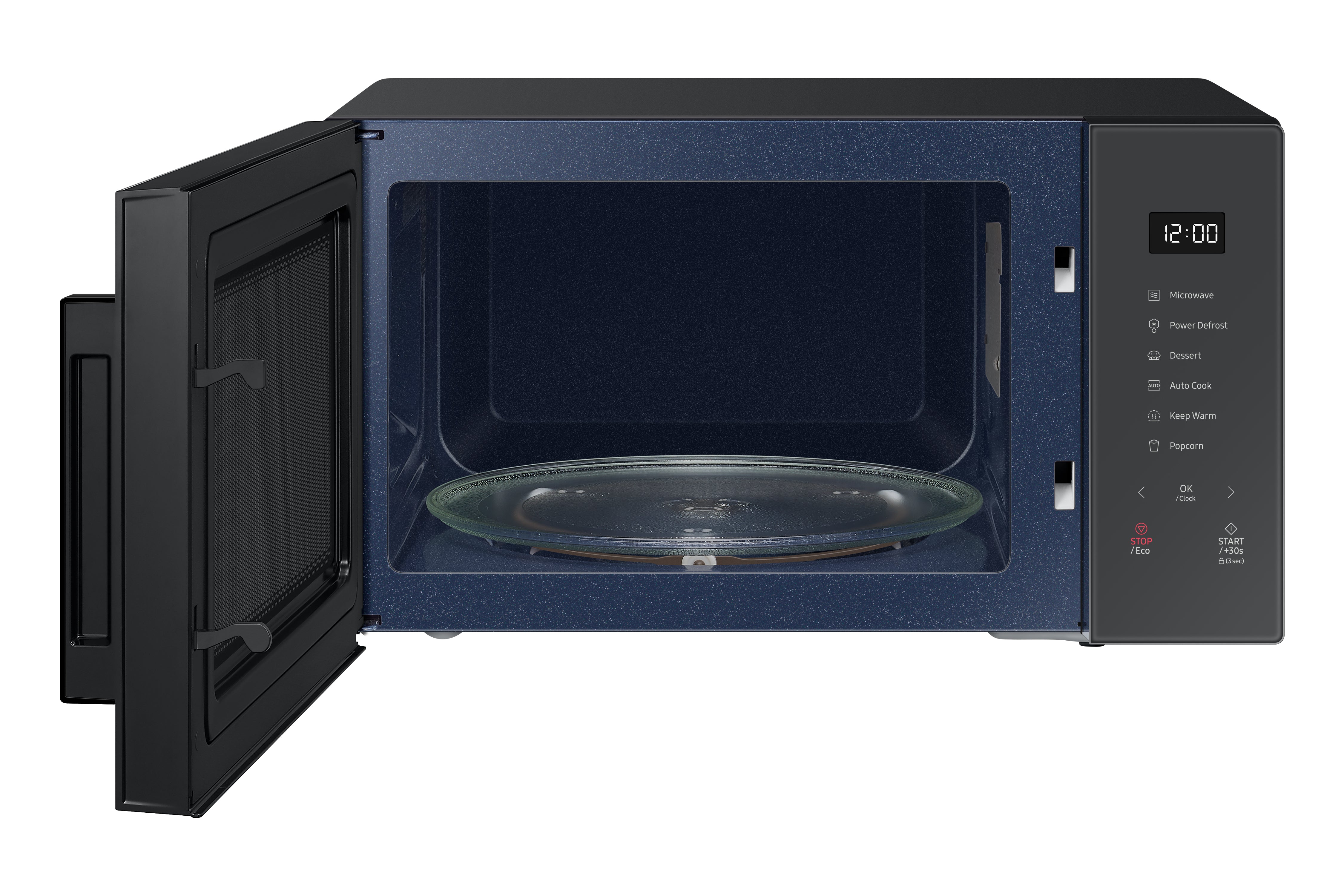 Samsung - 1.1 cu. Ft Counter top Microwave in Grey - MS11T5018AC