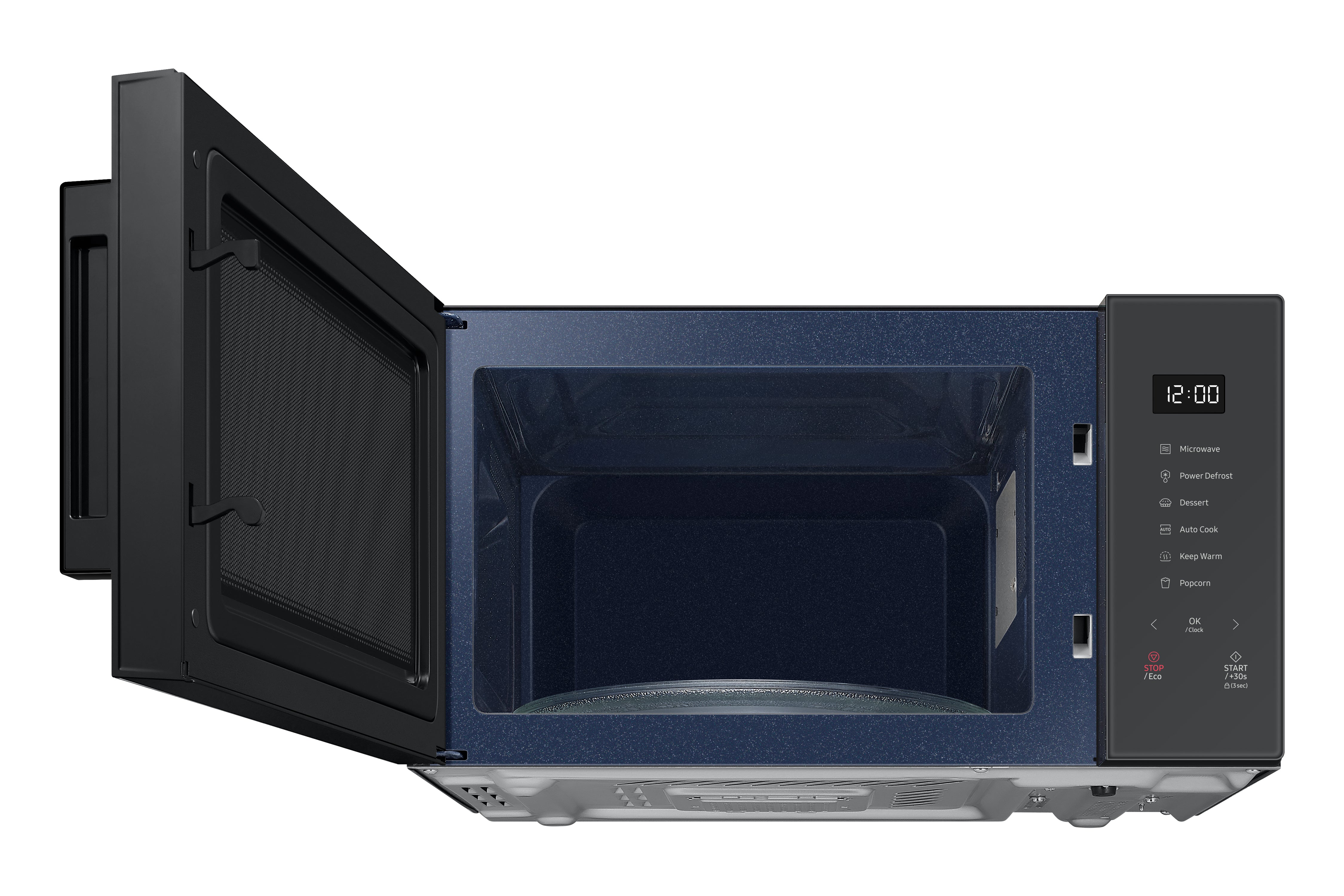 Samsung - 1.1 cu. Ft Counter top Microwave in Grey - MS11T5018AC