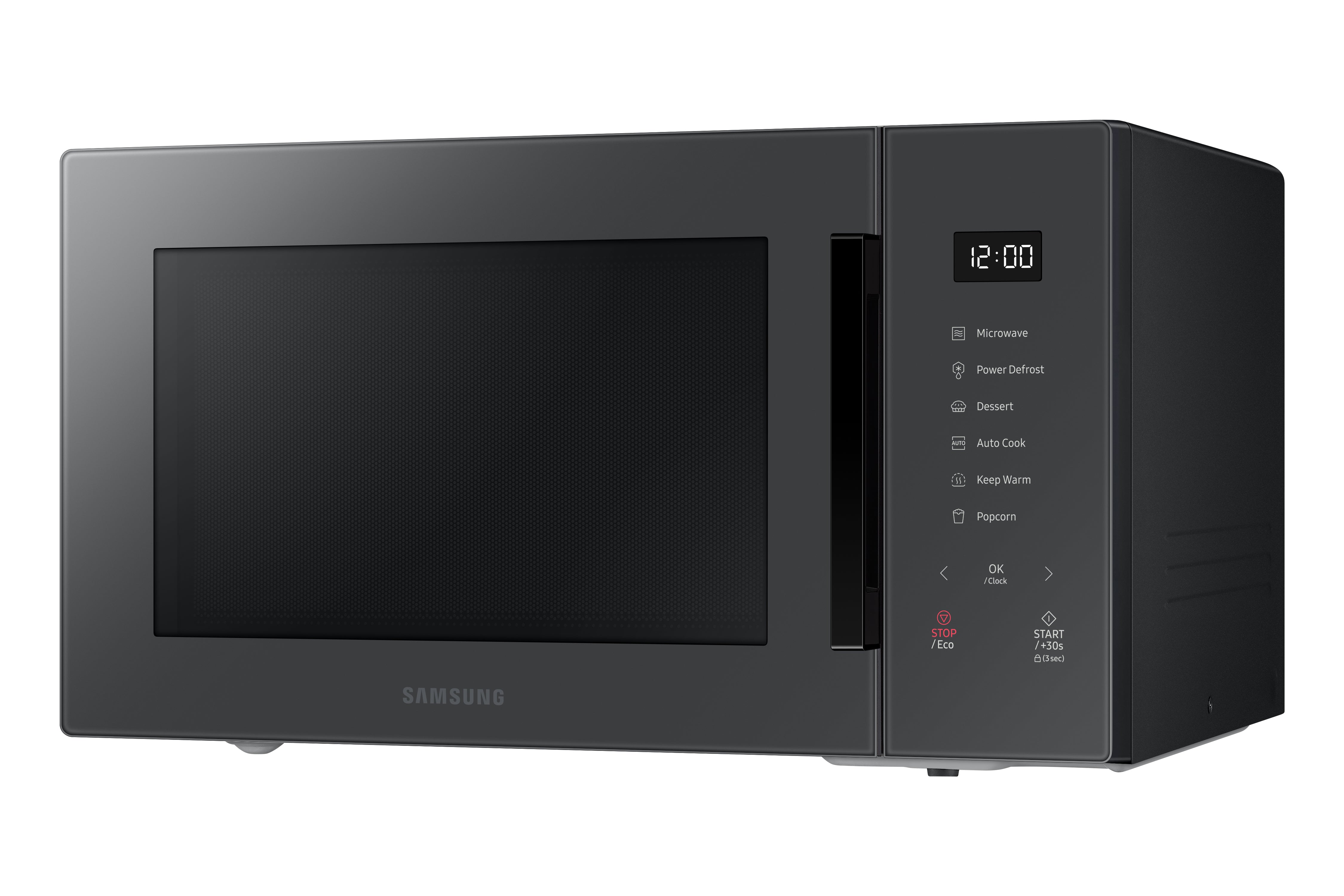 Samsung - 1.1 cu. Ft Counter top Microwave in Grey - MS11T5018AC