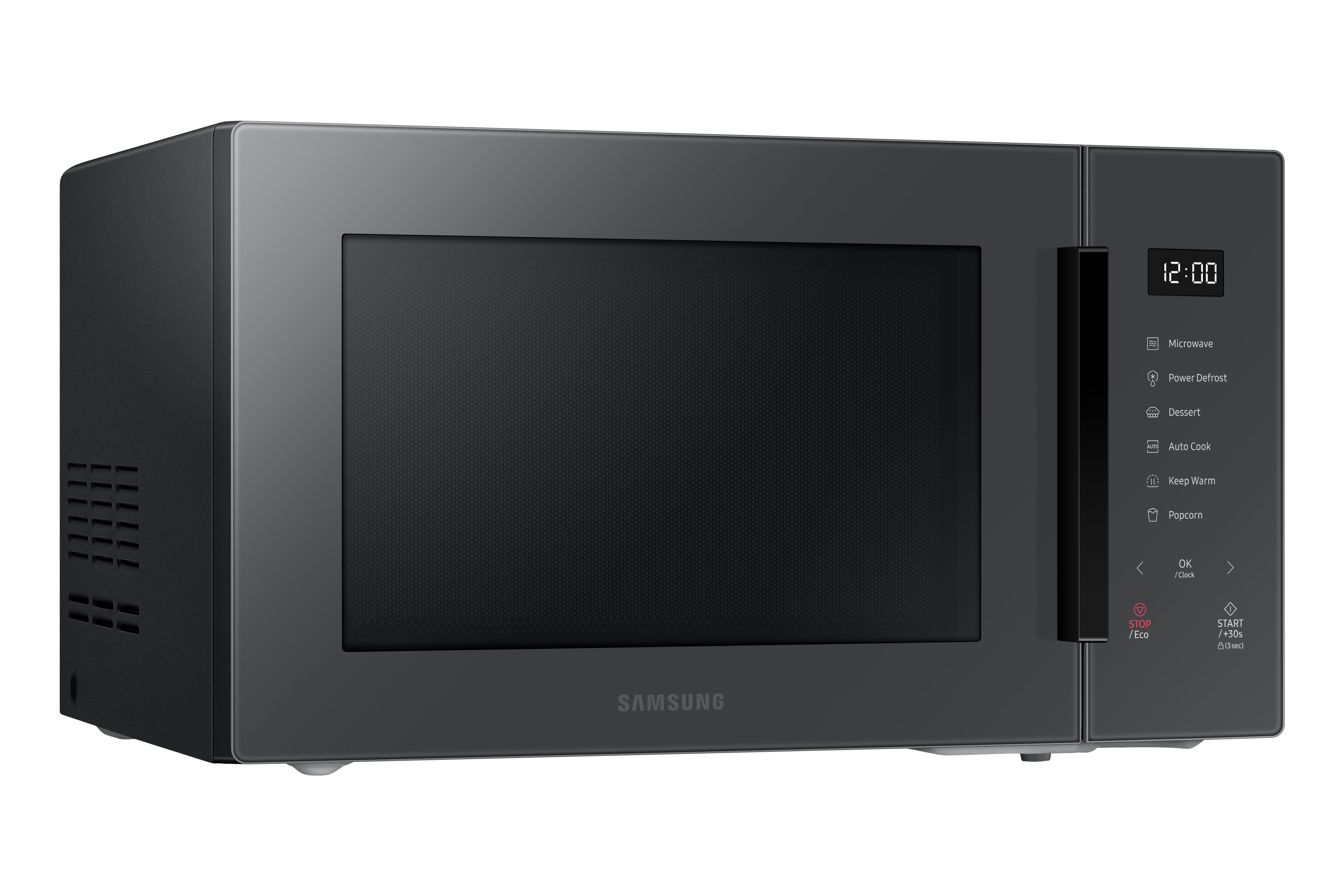 Samsung - 1.1 cu. Ft Counter top Microwave in Grey - MS11T5018AC