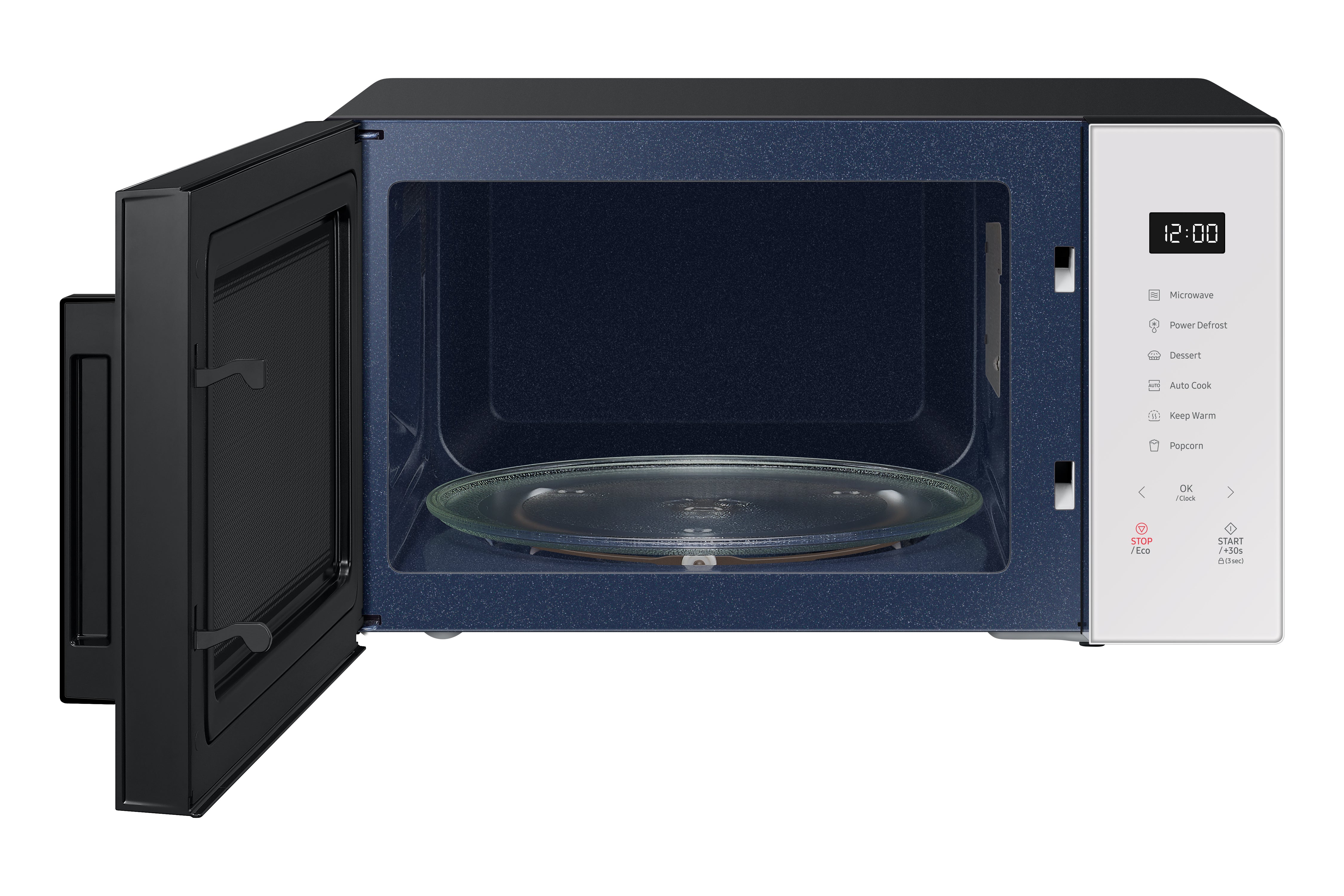 Samsung - 1.1 cu. Ft Counter top Microwave in White - MS11T5018AE