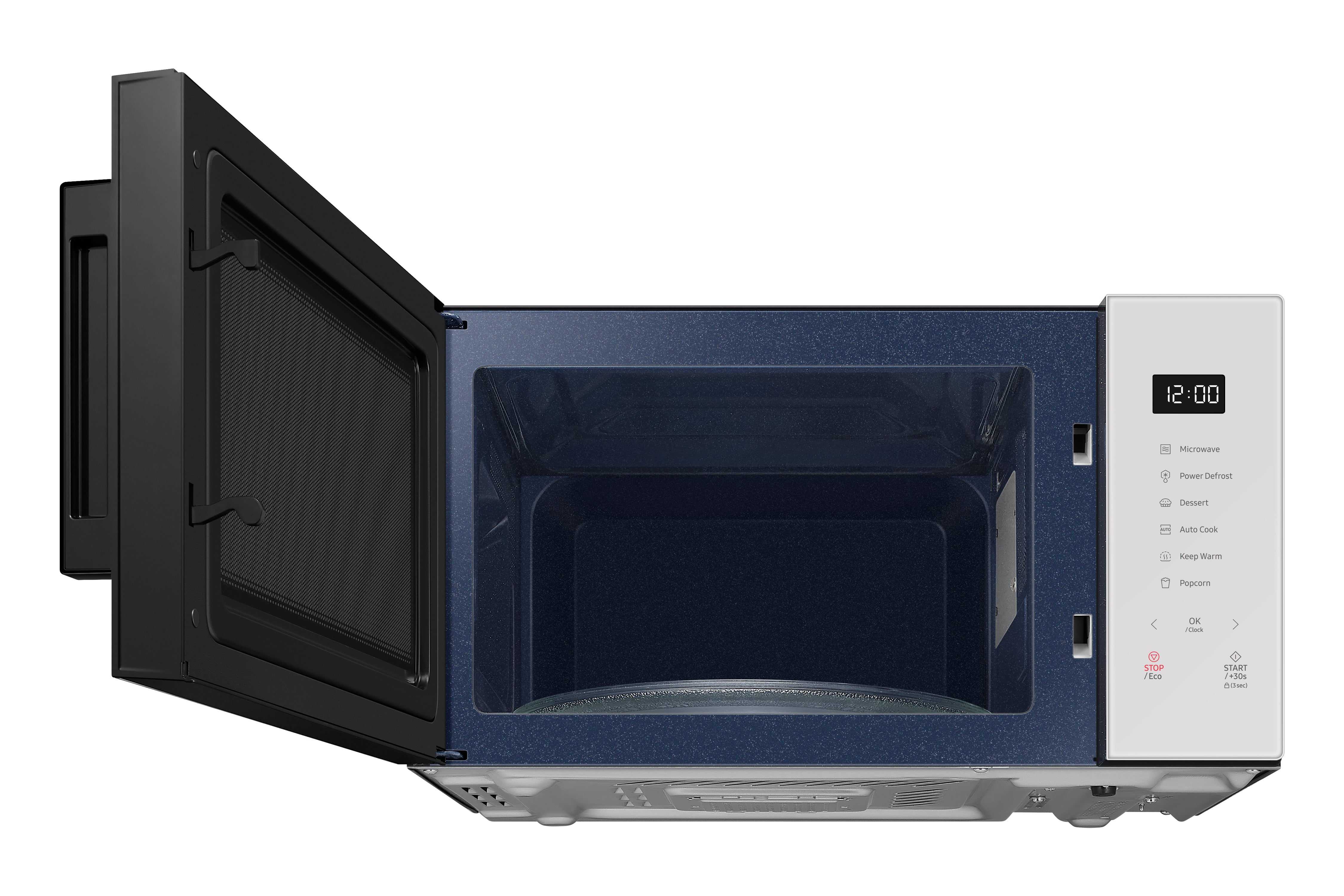 Samsung - 1.1 cu. Ft Counter top Microwave in White - MS11T5018AE