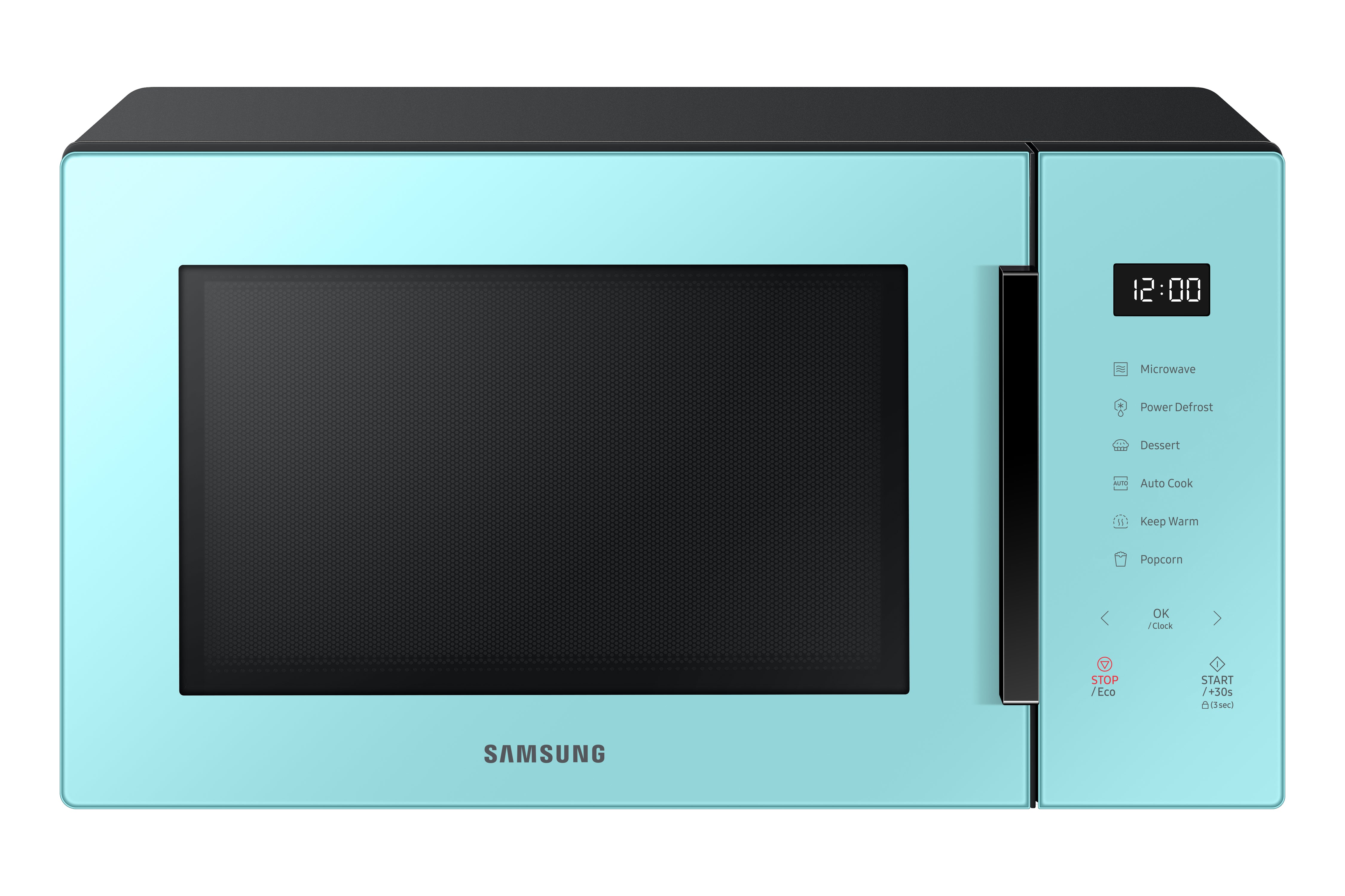 Samsung - 1.1 cu. Ft Counter top Microwave in Blue - MS11T5018AN